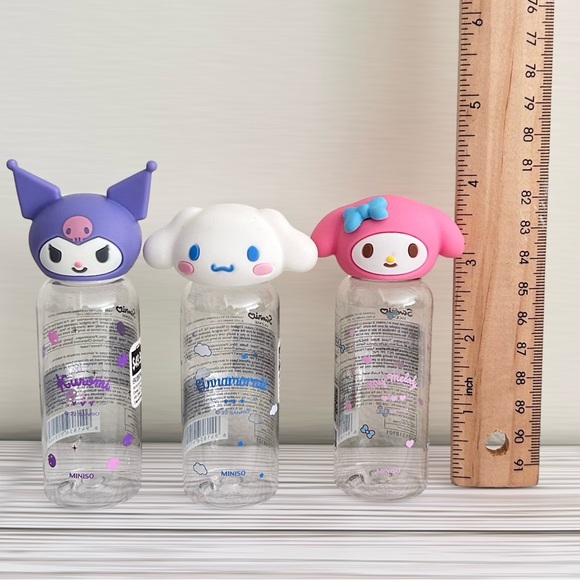 MINISO x Sanrio My Melody Kuromi and Cinnamonroll Mini Travel Bottles - Picture 5 of 7